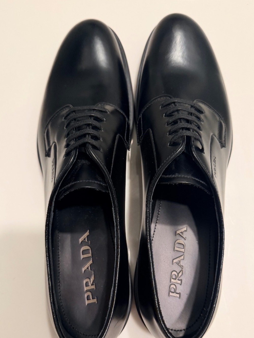 Prada Brushed Leather Oxford